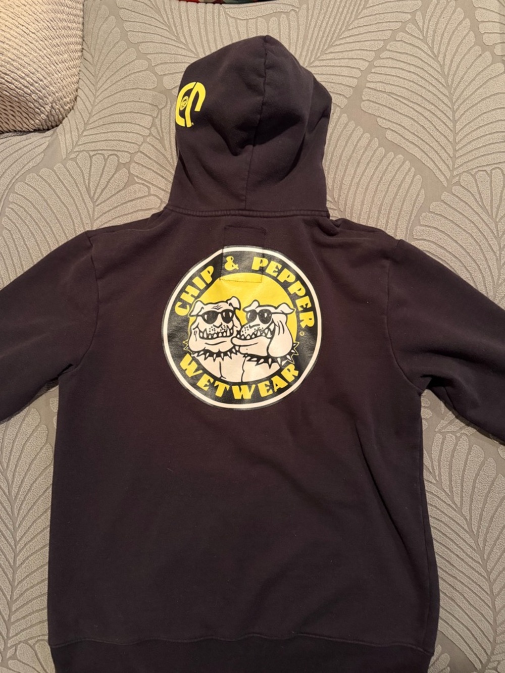 Vintage OG Chip & Pepper zip up- black.